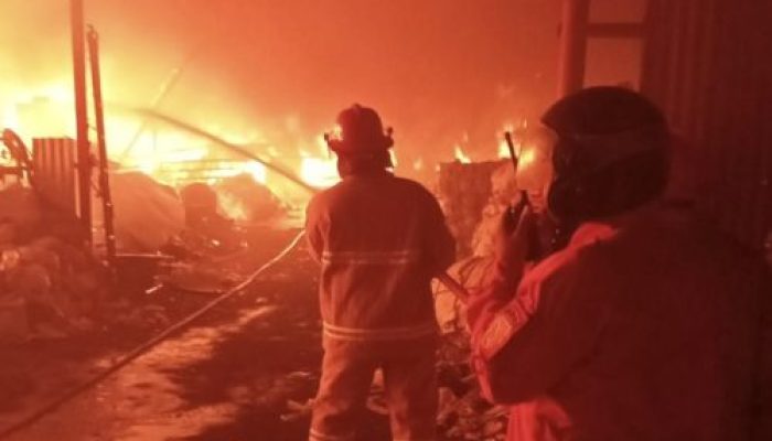 Si Jago Merah Hanguskan Gudang Plastik di Kota Probolinggo