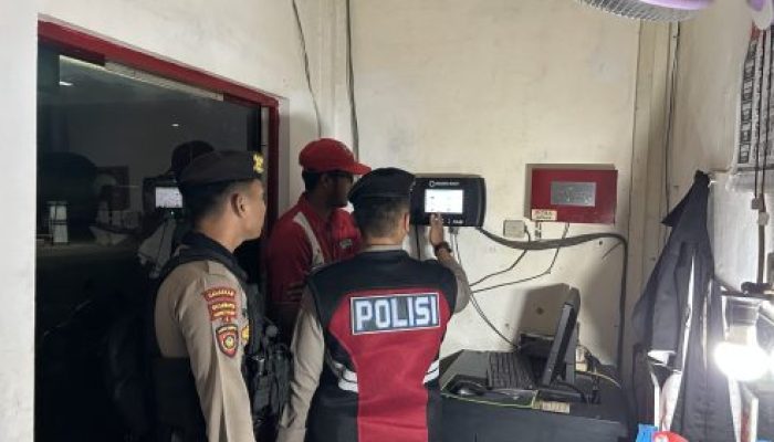 Cegah Kecurangan Penjualan BBM, Polres Probolinggo Kota Sidak SPBU Jelang Mudik Lebaran