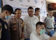 Polresta Probolinggo Cek Kesehatan Sopir Bus Jelang Lebaran
