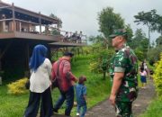 TNI Krucil Probolinggo Berikan Rasa Aman Dan Nyaman Bagi Pengunjung Bermi Eco Park