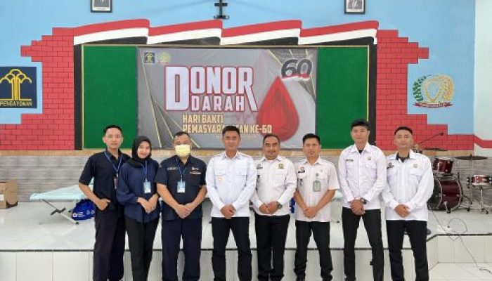 Lapas Probolinggo Rayakan HBP dengan Donor Darah