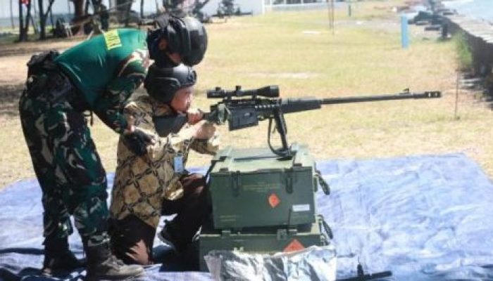 Heri Sulistyanto Uji Coba Senjata Artileri TNI AL di Paiton