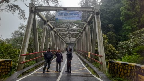 Jembatan Cangar I Segera Dipasang Pagar Pengaman
